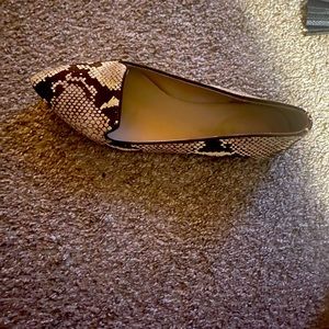 Mercanti Florentini pointed toe flats; worn once.